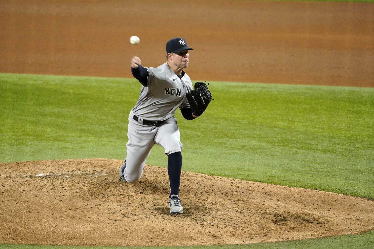 Yankees RHP Kluber has no-hitter through 8 vs. Rangers - The San Diego  Union-Tribune