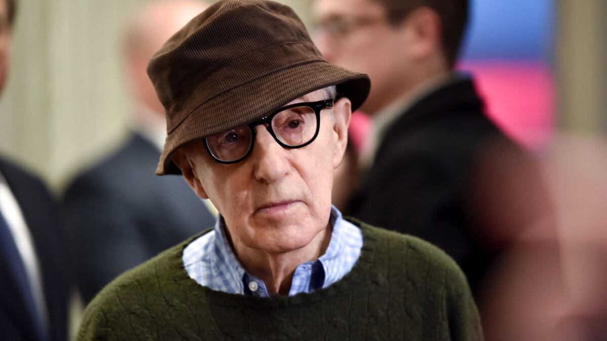 Director Woody Allen is seen in New York on Nov. 14.