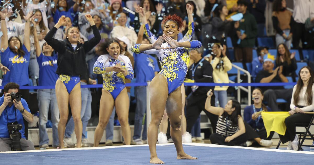 Nya Reed trouve l’inspiration et la joie avec la gymnastique de l’UCLA
