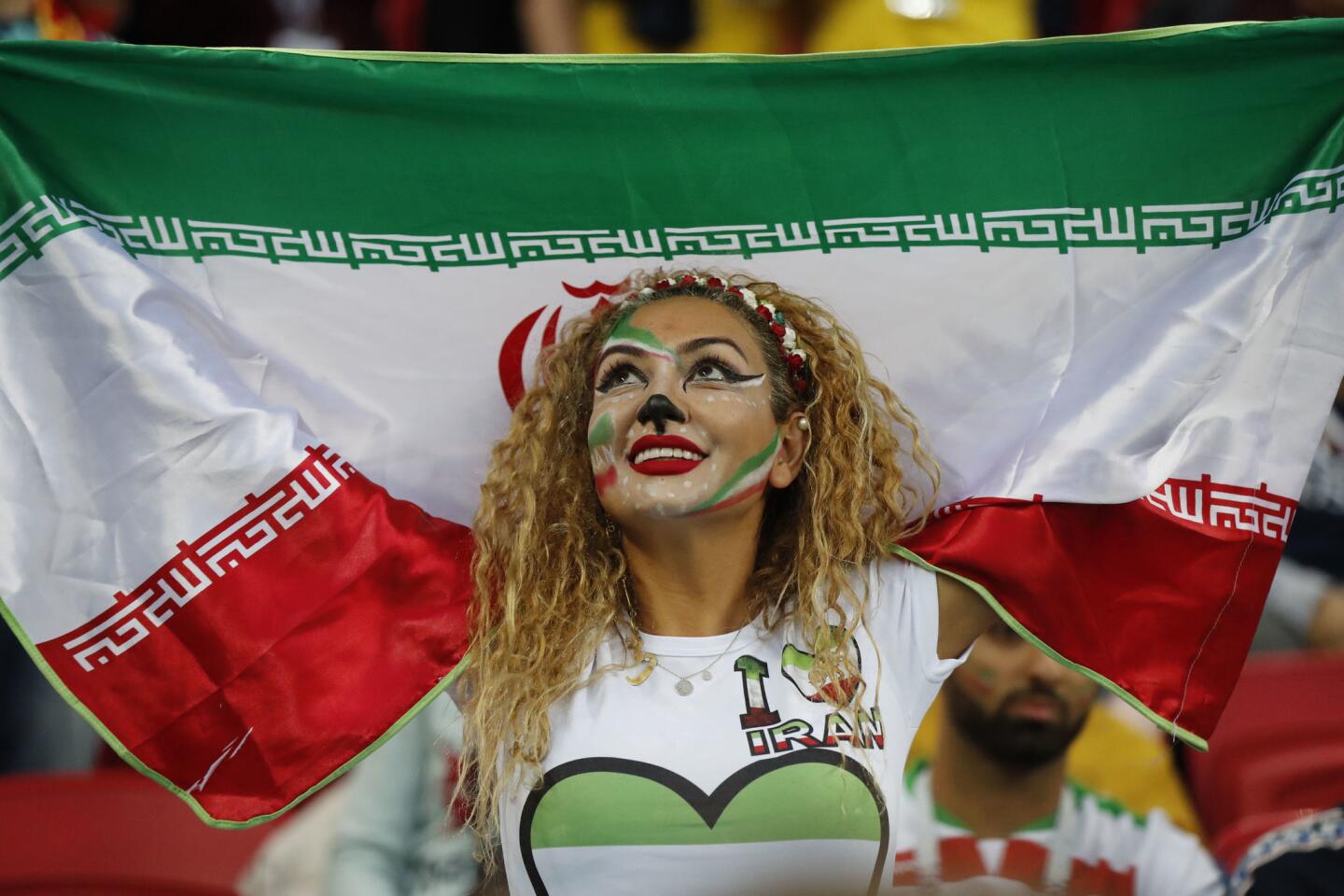 APphoto_Russia Soccer WCup Iran Spain