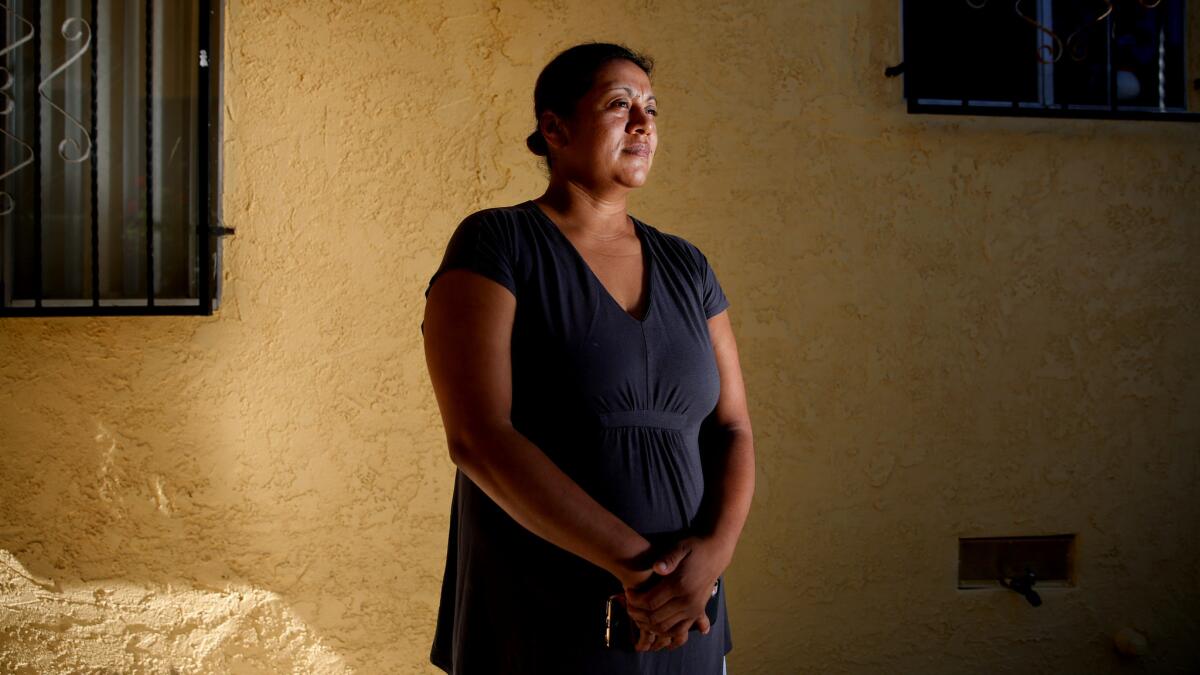 Juana Tirado was injured when a reckless driver fleeing LAPD officers ran into her car.