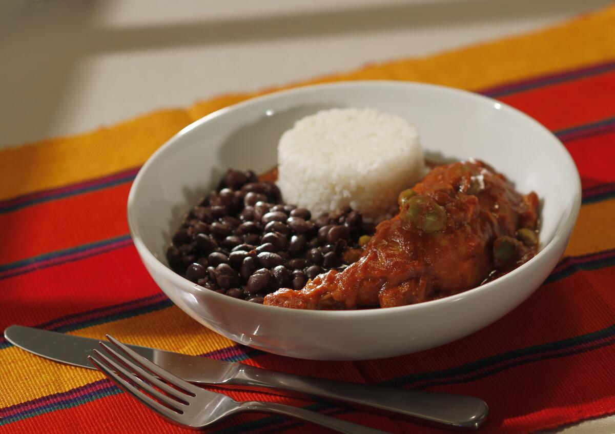 A bowl of pollo al colmao