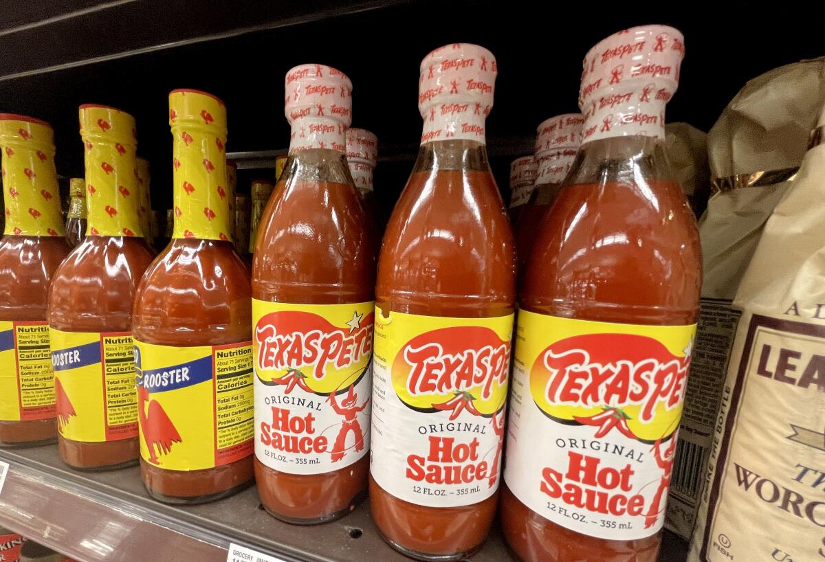 Texas Pete hot sauce is being sued for not being made in Texas.