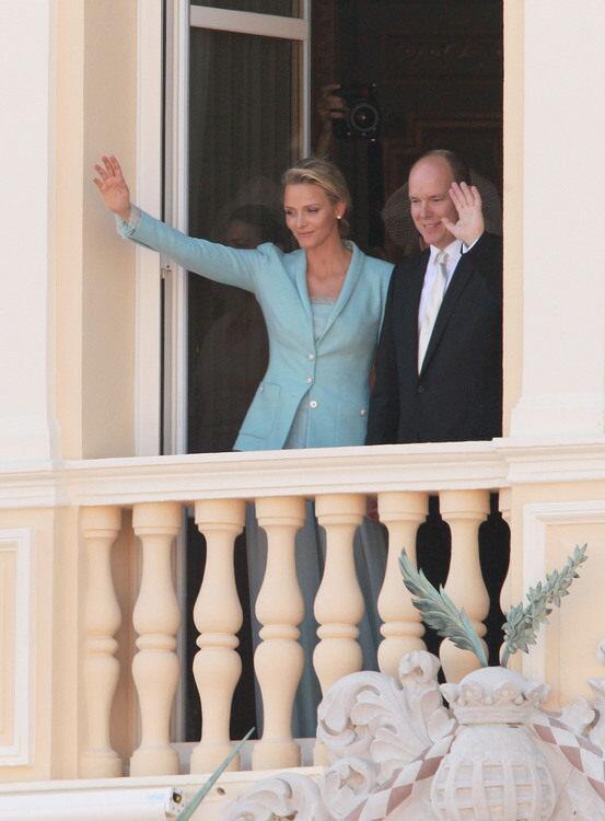 Prince Albert II and Princess Charlene wedding