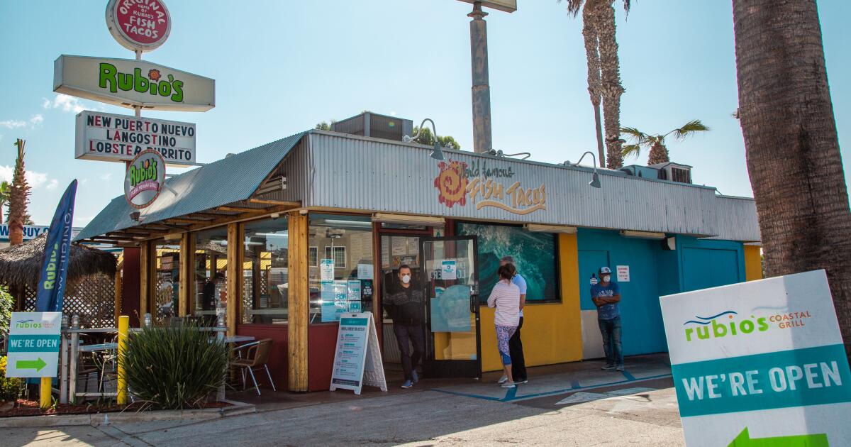 Rubio’s Coastal Grill is closing 48 restaurants in California