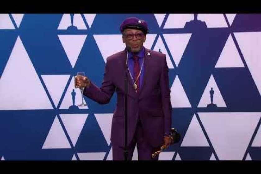 Highlights from Spike Lee backstage comments at the Oscars 