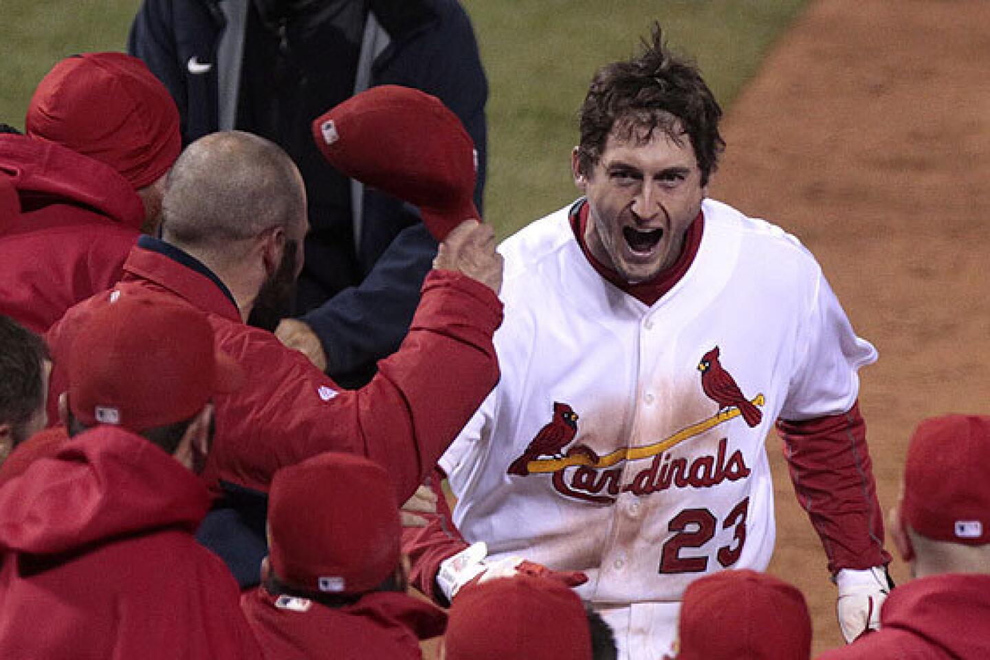 Freese's jersey, bat headed from Game 6 to Hall