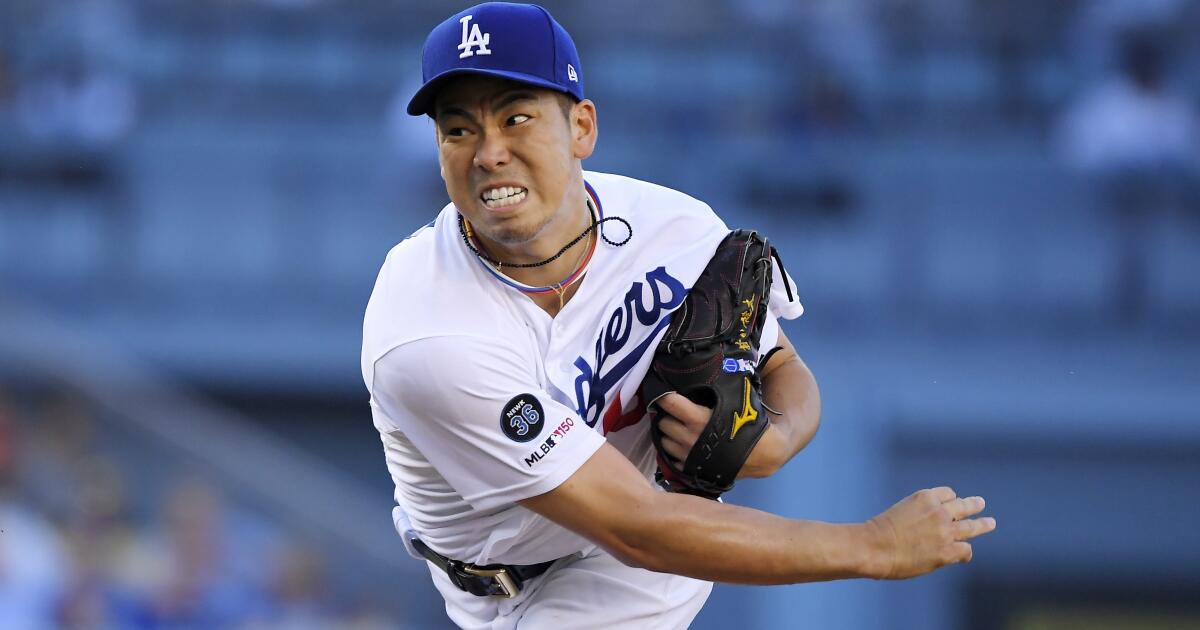 Kenta Maeda has best start in months in Dodgers' win over the