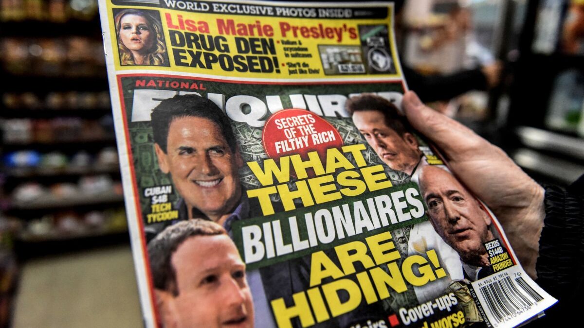 Records show that California's public pension fund appears to have owned as much as a third of American Media Inc., the National Enquirer's parent company, in 2016.