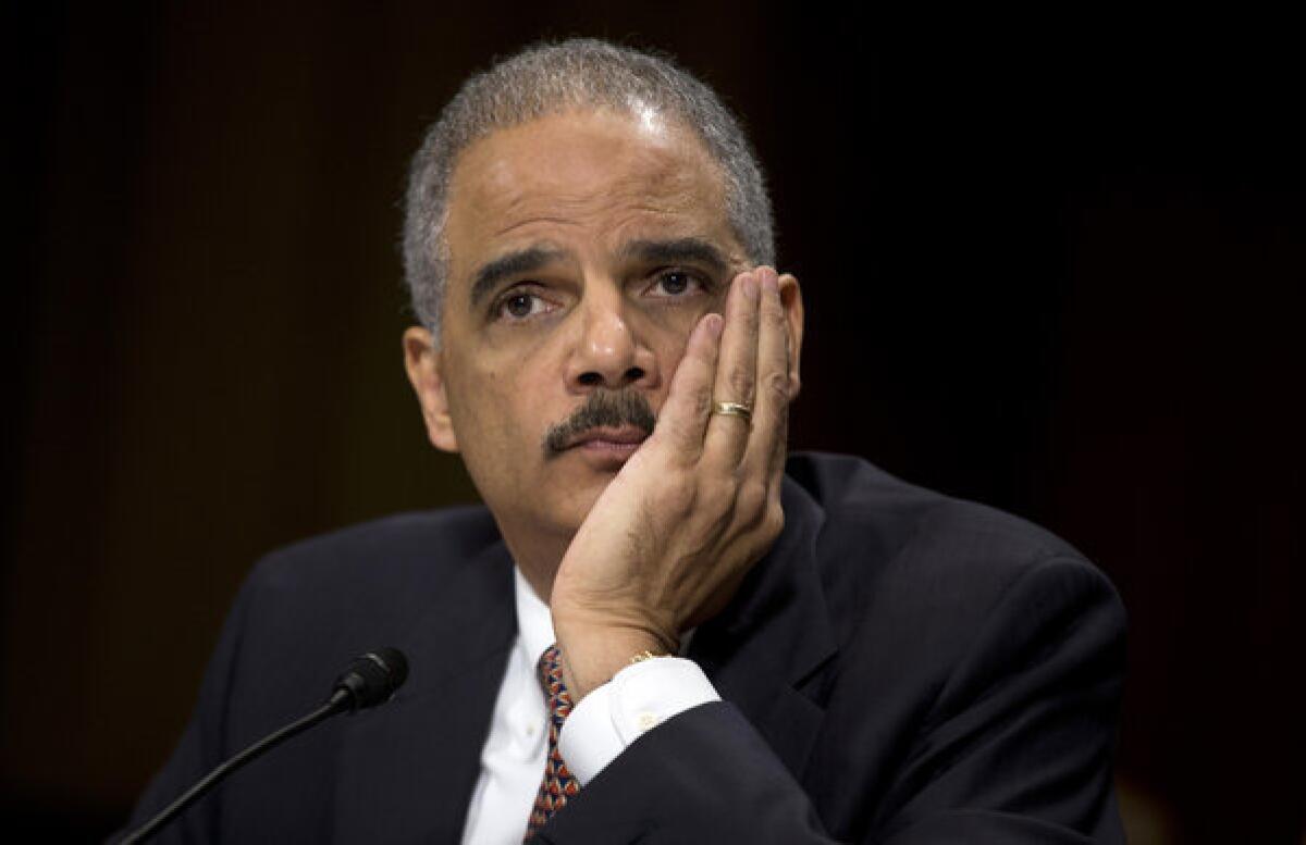 Atty. Gen. Eric H. Holder Jr., head of the Justice Department.