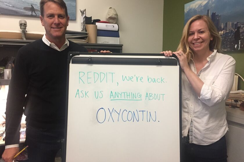 We're back with our third OxyContin investigation. Join Matt Lait and Harriet Ryan on Reddit this Tuesday, Dec. 20 at noon.