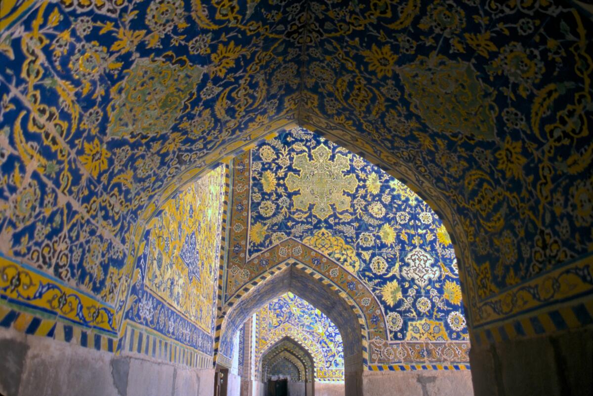 Shah or Imam Mosque,  Isfahan, Iran, 1998.