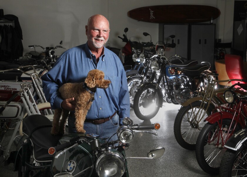 Craig Venter shows some of his favorite motorcycles in 2016.
