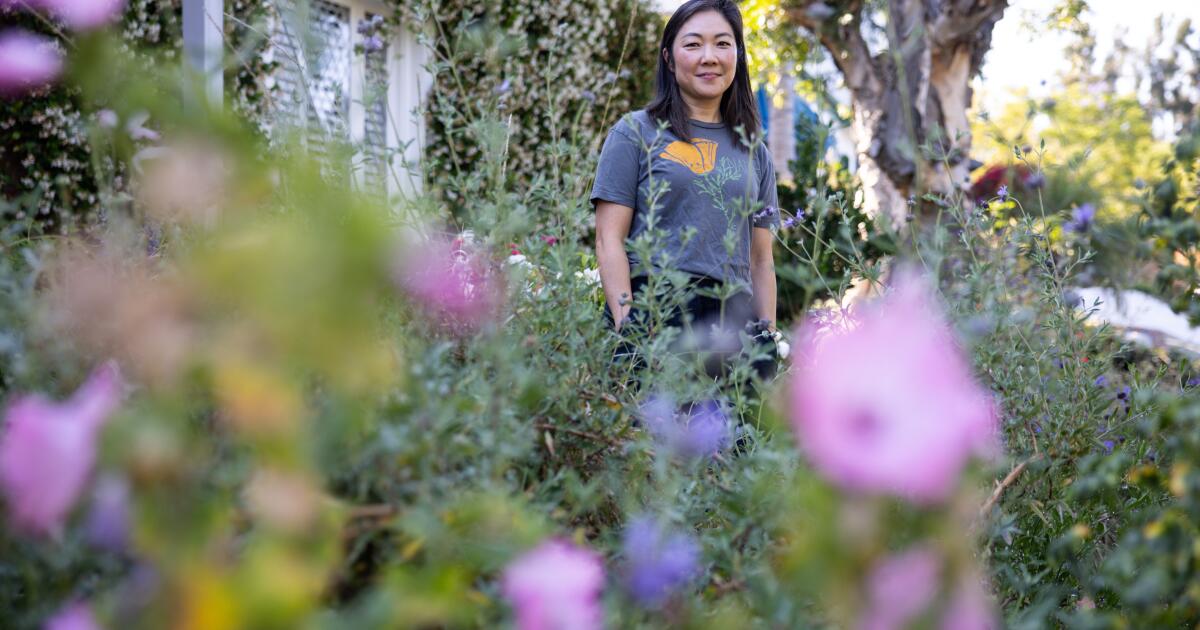 Her water bill was 'insane.' So she tore out her lawn and planted a 'wabi-sabi' wonderland