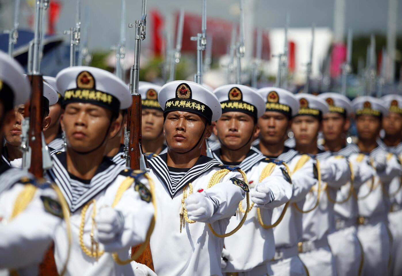 Sailors in Hong Kong