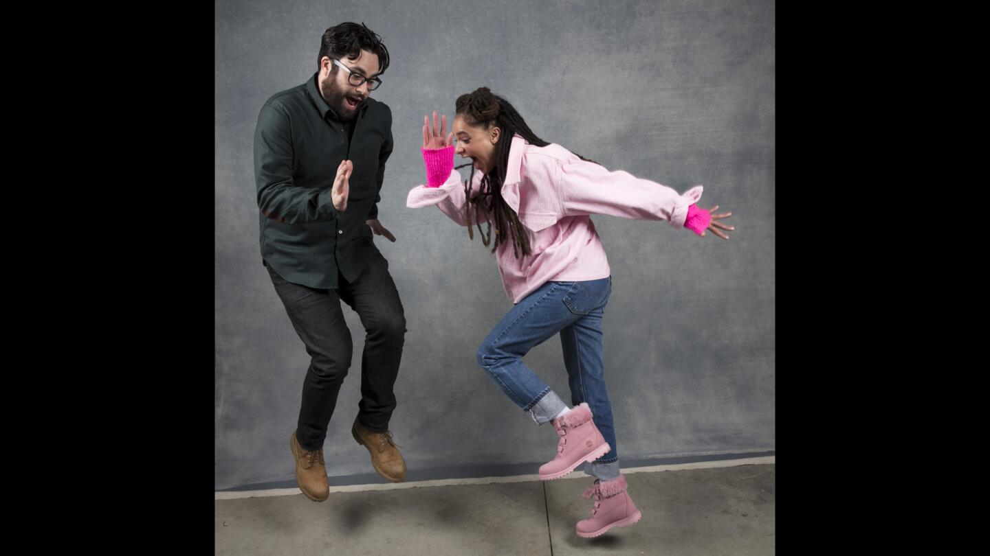 Writer/director Brett Haley and Sasha Lane from the film "Hearts Beat Loud," photographed in the L.A. Times studio at Chase Sapphire on Main in Park City, Utah. FULL COVERAGE: Sundance Film Festival 2018 »