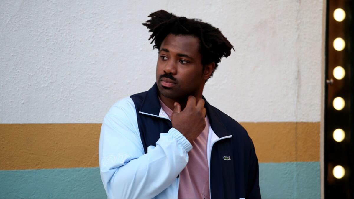 Sampha, an electronic R&B singer, was at the El Rey Theatre in Los Angeles on April 11.