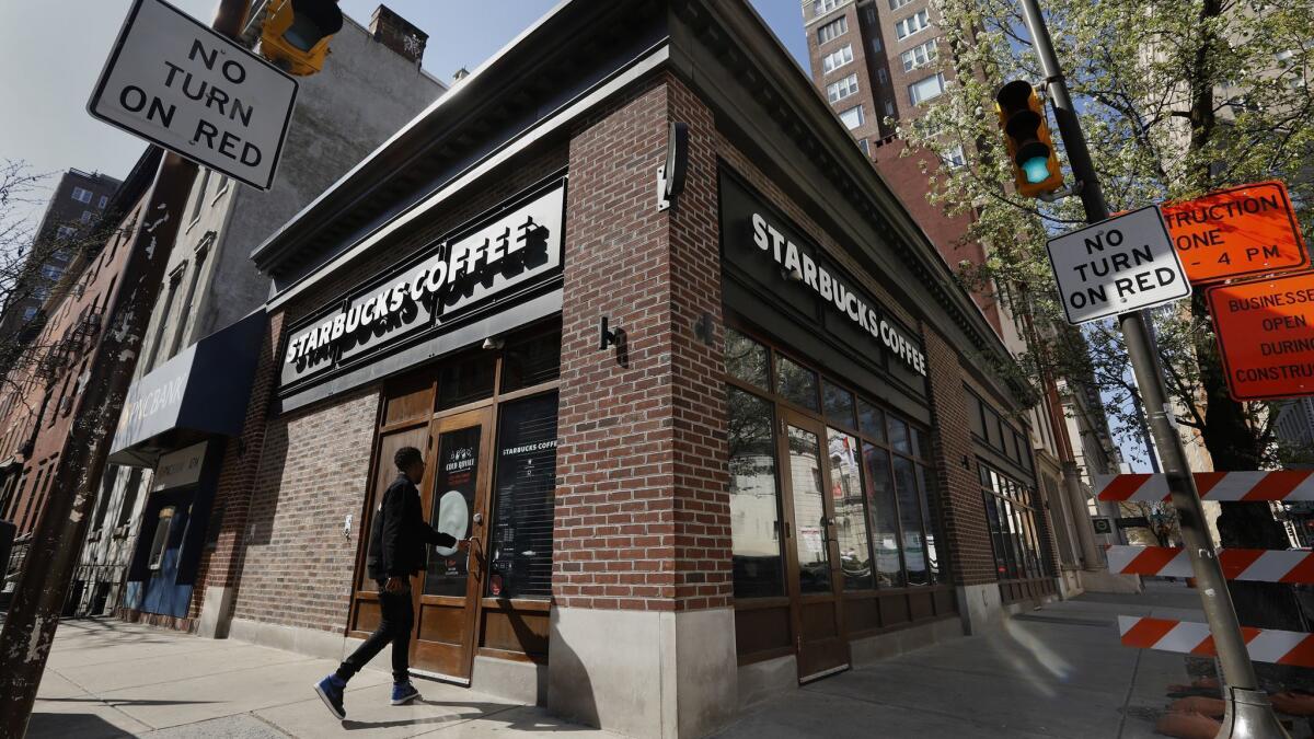 Rashon Nelson and Donte Robinson were arrested at this Starbucks Coffee shop in Philadelpia's Rittenhouse Square neighborhood.