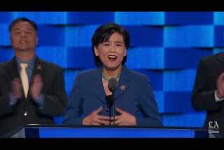 Rep. Judy Chu of California speaks at the Democratic National Convention