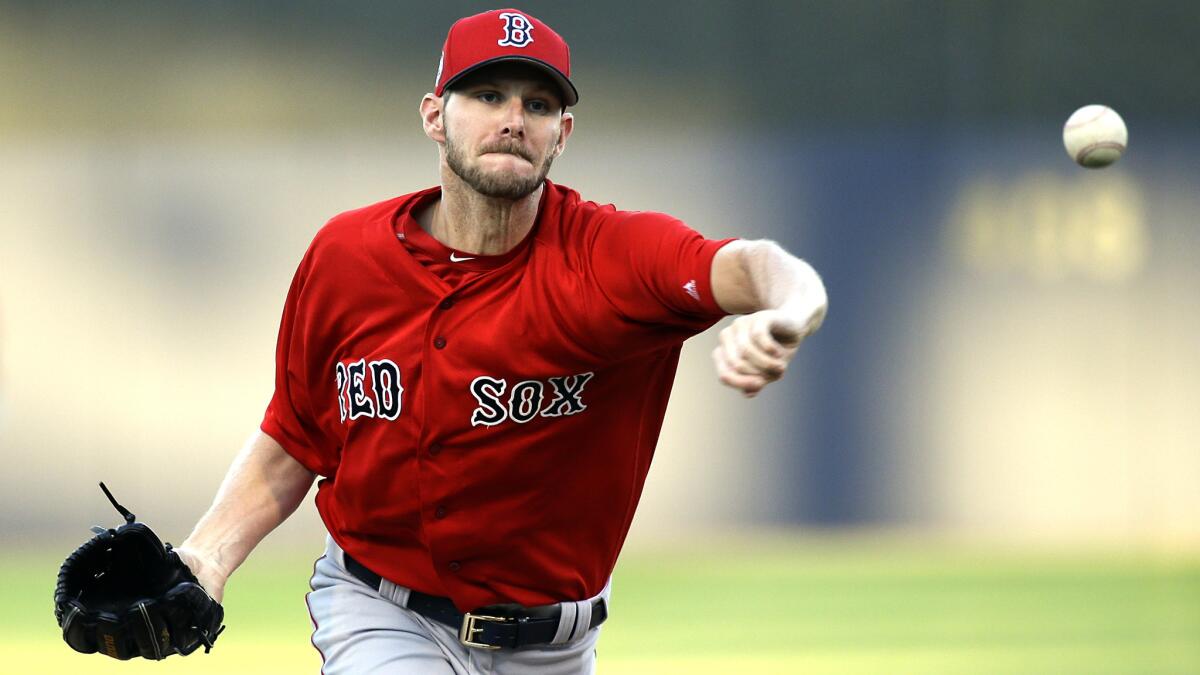 The Red Sox acquired starting pitcher Chris Sale, who went 17-10 with a 3.34 ERA last season for the White Sox.