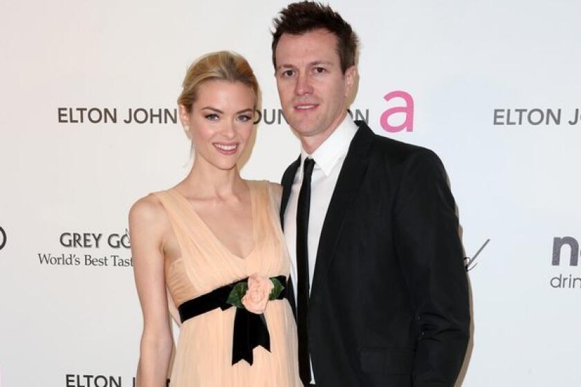 "Hart of Dixie" actress Jaime King and producer Kyle Newman welcomed a baby boy, James Knight, on Oct. 6.