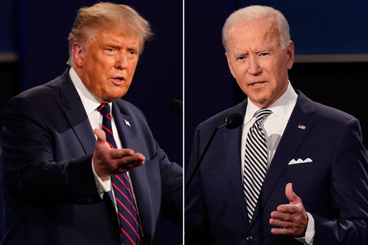 President Trump and President-elect Joe Biden