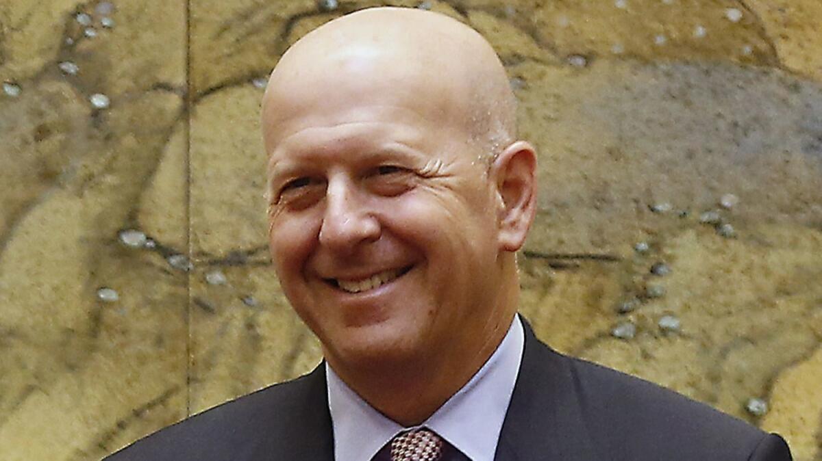 David Solomon, CEO of Goldman Sachs