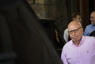 SUN VALLEY, ID - JULY 10: Rupert Murdoch, chairman of News Corp and co-chairman of 21st Century Fox, arrives at the Sun Valley Resort of the annual Allen & Company Sun Valley Conference, July 10, 2018 in Sun Valley, Idaho. Every July, some of the world's most wealthy and powerful businesspeople from the media, finance, technology and political spheres converge at the Sun Valley Resort for the exclusive weeklong conference. (Photo by Drew Angerer/Getty Images)