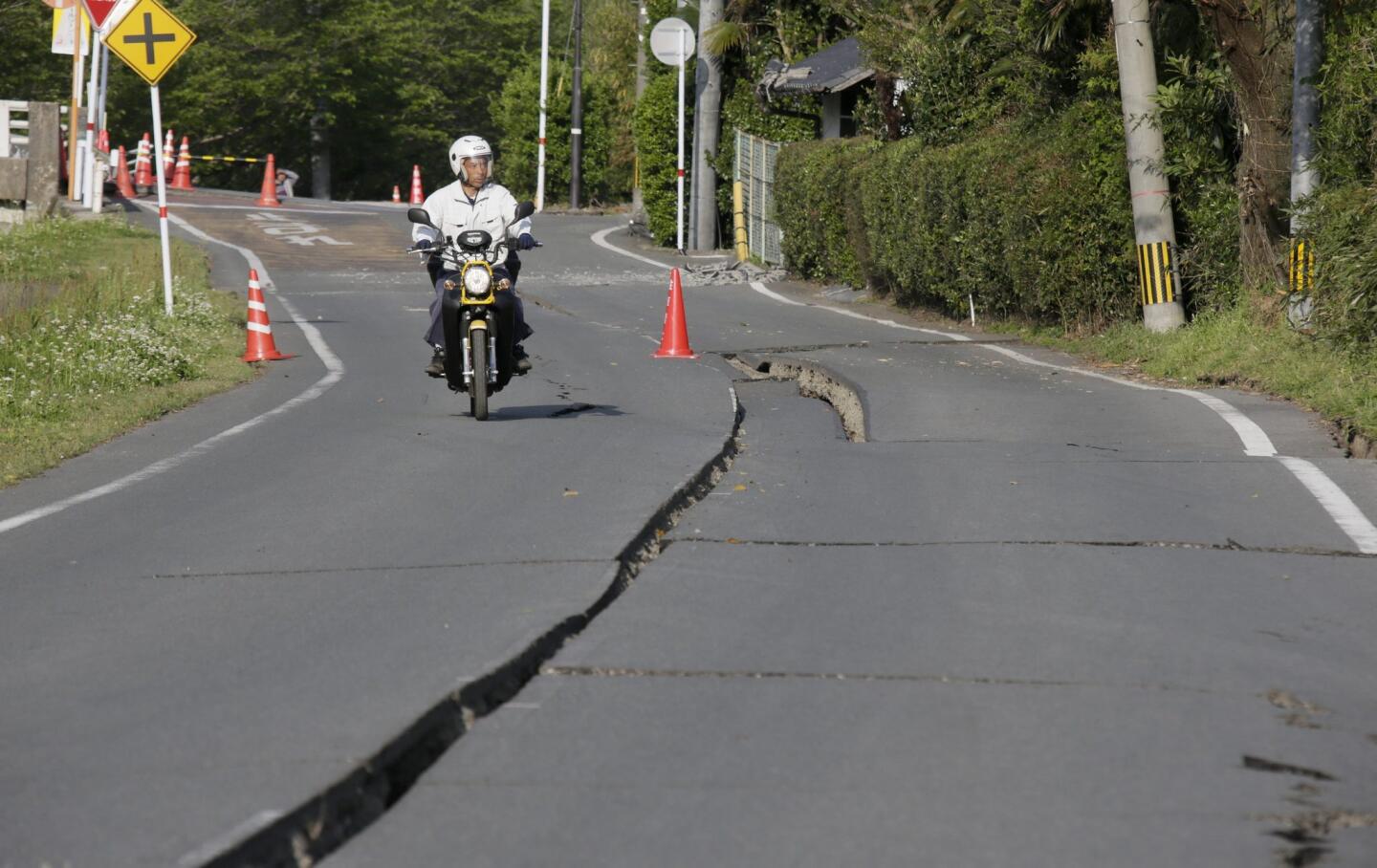 Japan digging out from magnitude 6.2 earthquake