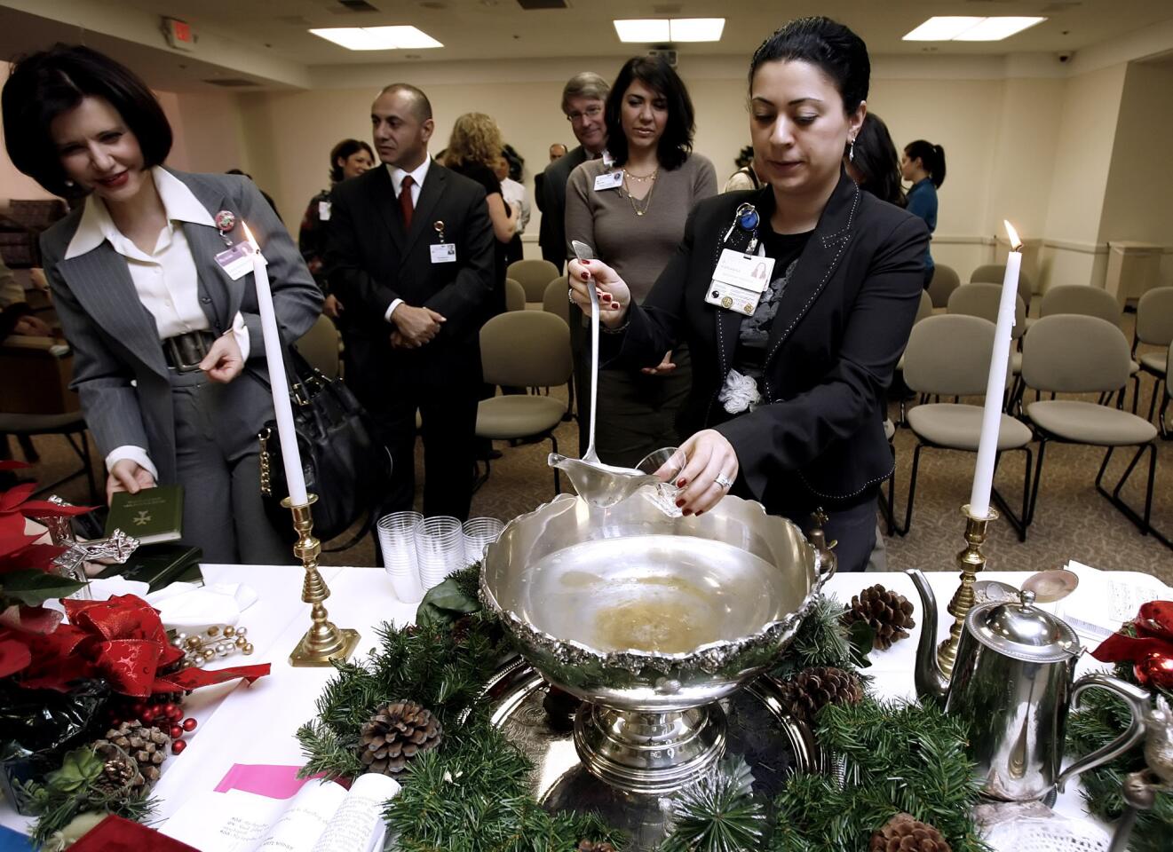 Photo Gallery: Blessing of the water at Glendale Memorial Hospital