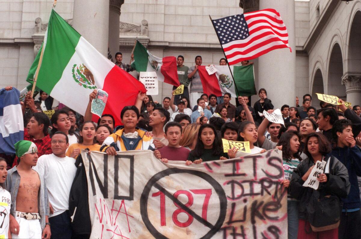 Prop. 187 protest