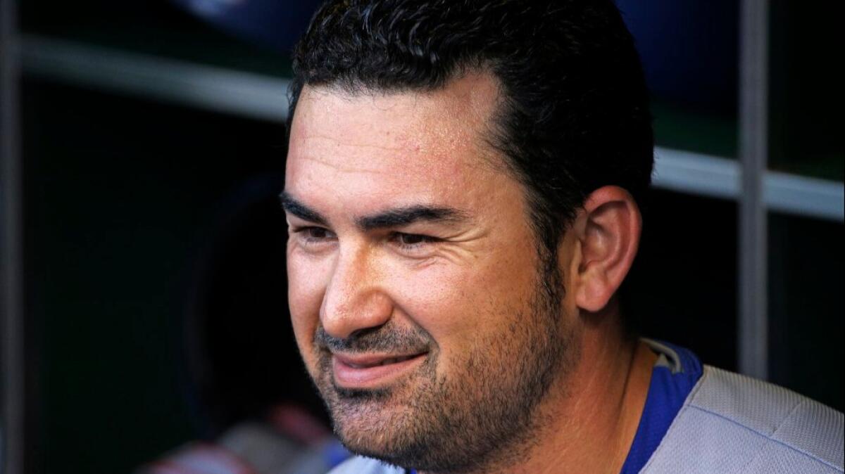 Dodgers first baseman Adrian Gonzalez is set to return, but he won't be an  everyday player - Los Angeles Times