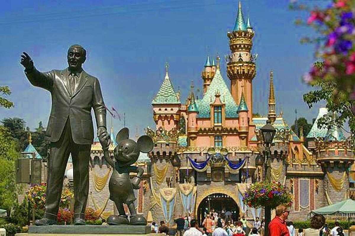 Una imagen de archivo del parque de Disneyland, en Anaheim, California.