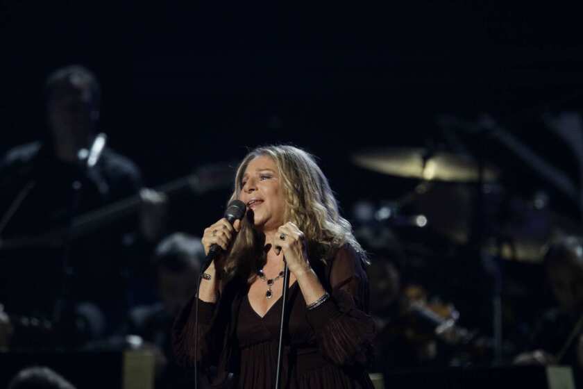 Barbara Streisand performs at the Grammy Awards in 2011.