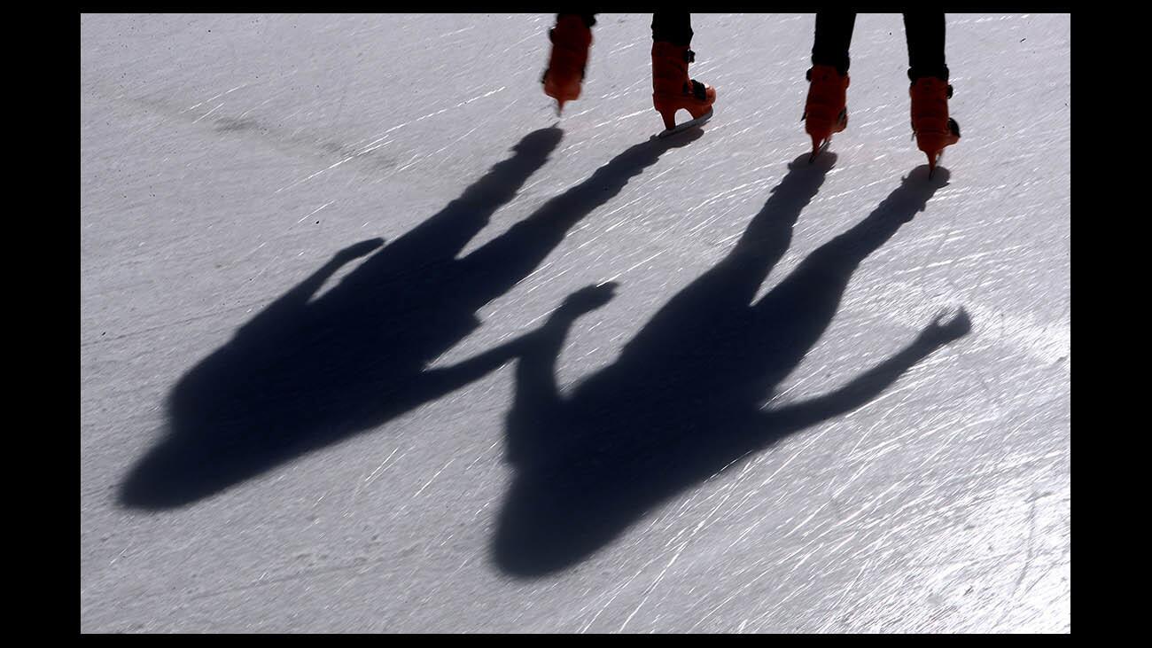 Photo Gallery: Annual Ice America ice skating rink opens to public in Burbank