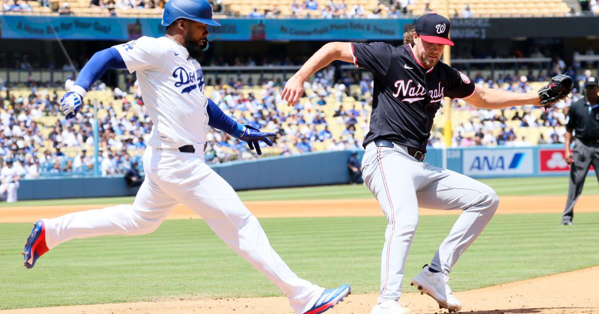 Dodgers shut out by Nationals, lose for fifth time in seven games - Los ...