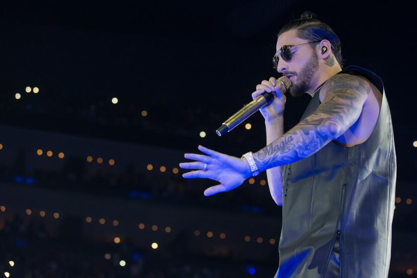 Esta es una imagen reciente del reggaetonero Maluma.