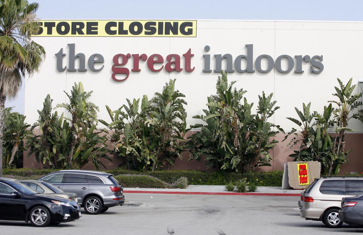 The Great Indoors at the Empire Center in Burbank on Tuesday, July 5, 2011. Sears has sold the site to WalÃ‚Â¿Mart paving the way for the megaÃ‚Â¿discount store to move into the center next to its main competitor Target.