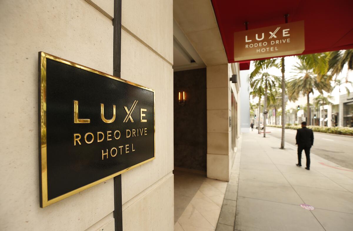 The Luxe Rodeo Drive hotel