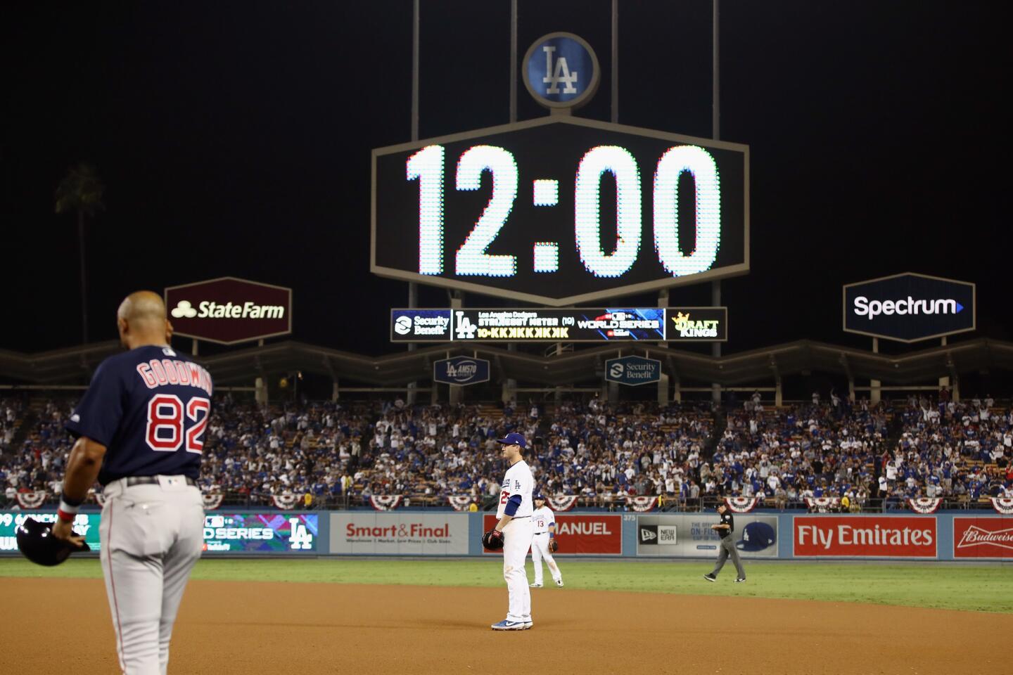 World Series - Boston Red Sox v Los Angeles Dodgers - Game Three