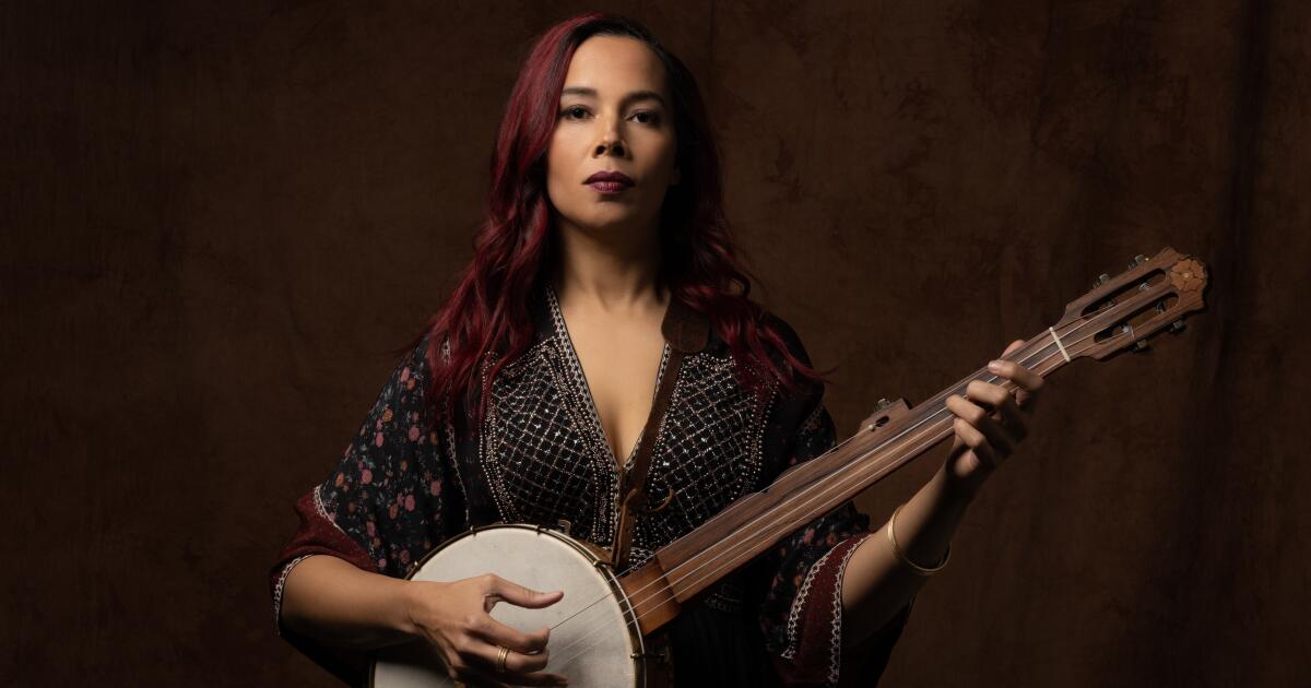 Rhiannon Giddens is ready to meet a major moment of revival in Black music history, with banjo in hand