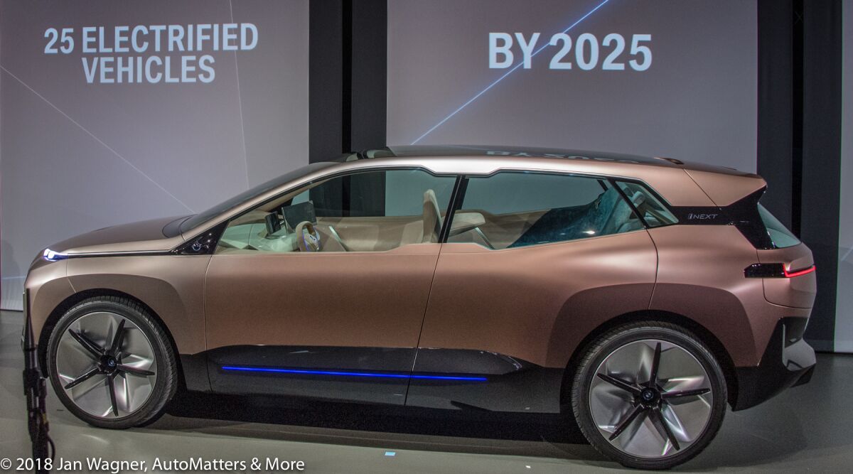 BMW Vision iNEXT electric autonomous concept vehicle