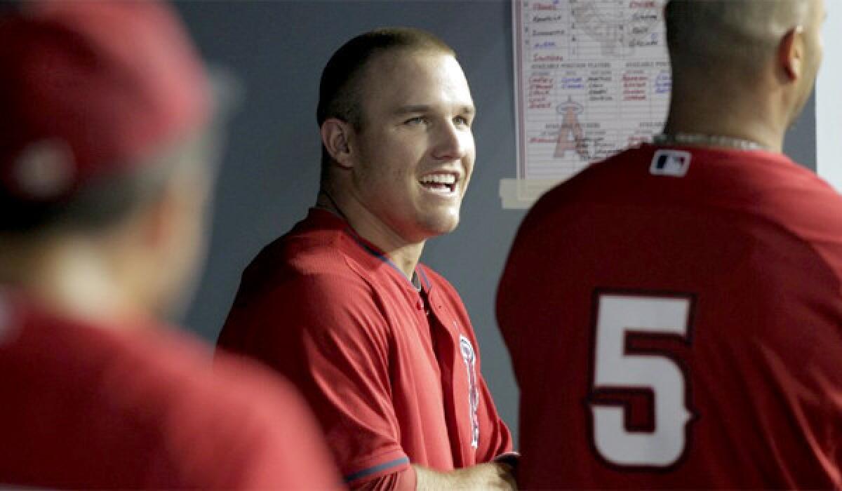 Mike Trout and the Angels agreed on a six-year contract extension Friday worth $144.5 million.