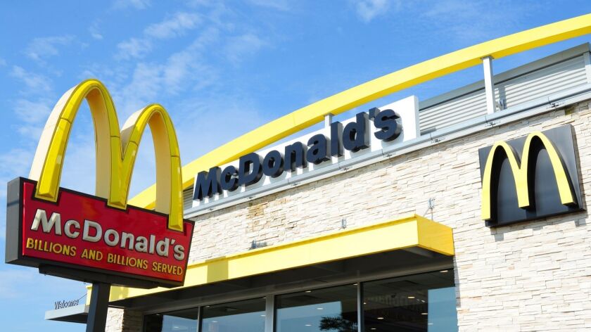 A McDonald's in Pennsylvania. A San Francisco McDonald's was forced to close for two hours for a thorough cleaning after a man brought a dead raccoon into the restaurant Sunday.