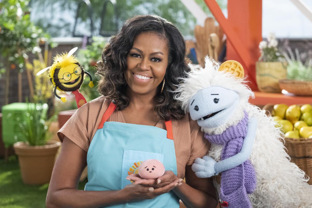 Michelle Obama en una escena de la nueva serie.