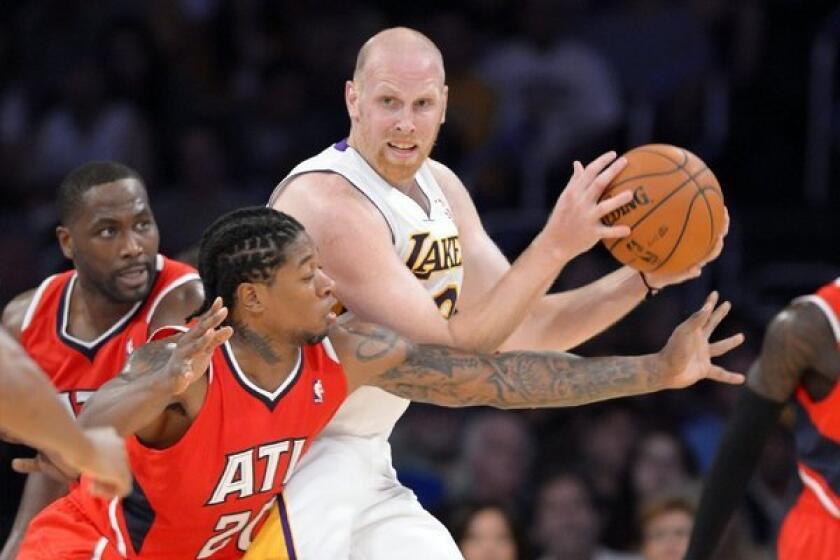 Chris Kaman has been slowed by back issues this season.