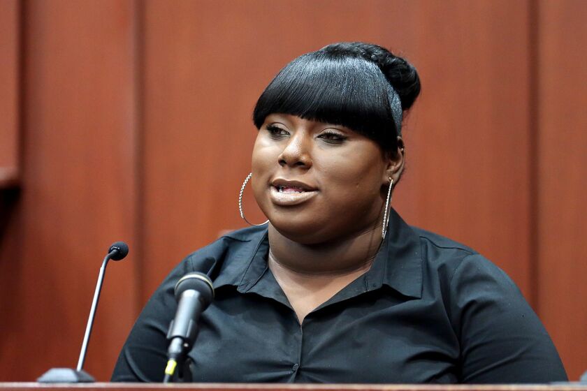Rachel Jeantel, who was on the phone with Trayvon Martin just before he died.