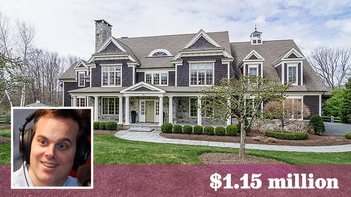 Radio and television personality Colin Cowherd has sold his 6,100-square-foot home in West Hartford, Conn., for $1.15 million -- $190,000 less than what he paid for the property in 2010.