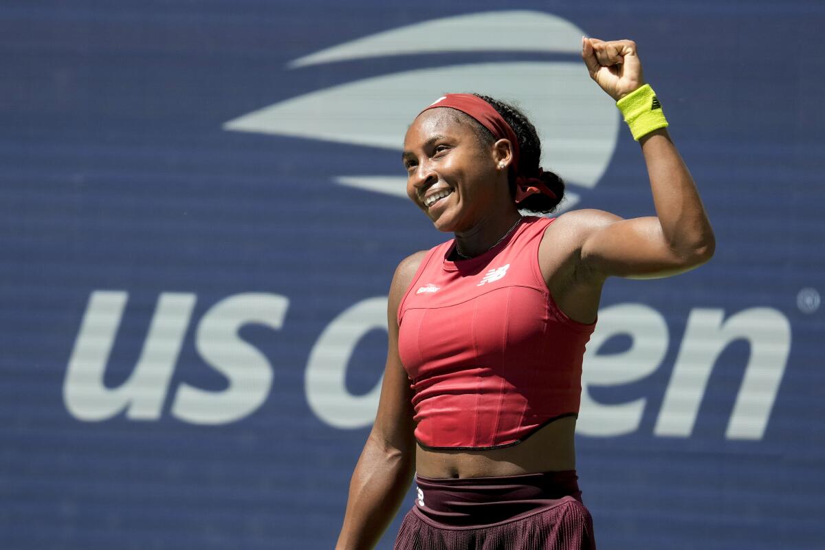 Coco Gauff picks up her 13th win in 14 matches to stay on course to meet  Iga Swiatek at the US Open - The San Diego Union-Tribune