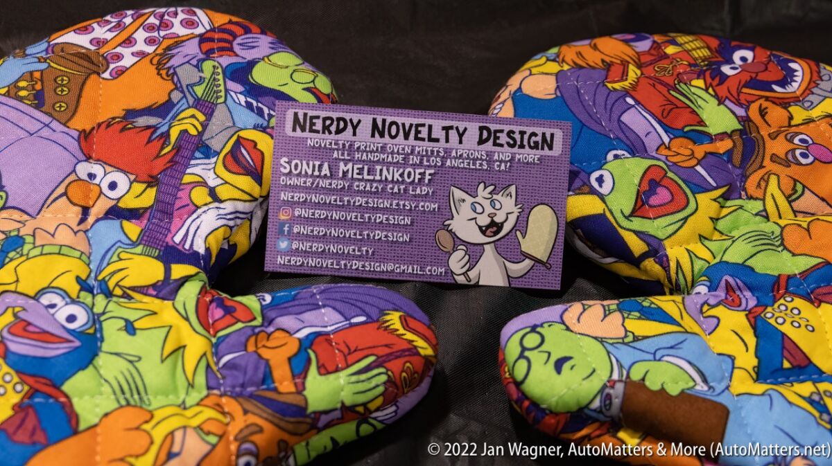 My new Muppets oven mitts
